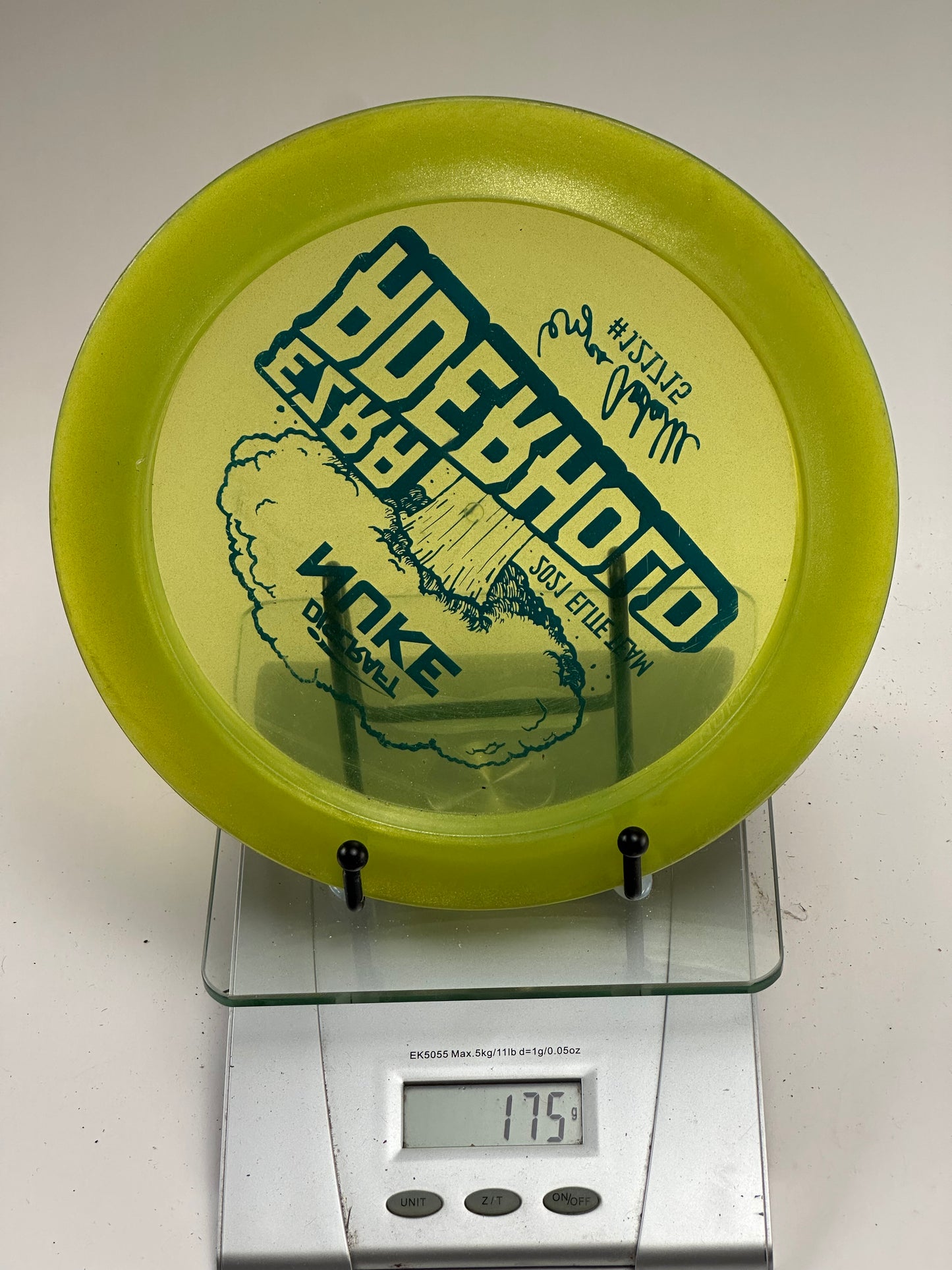 Discraft Z Nuke (Ezra Aderhold 2021 Elite Team) Clear Yellow-Green