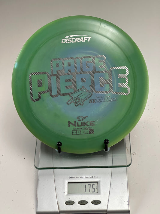 Discraft ESP Nuke Paige Pierce Swirl Green/Blue First Run Stamp