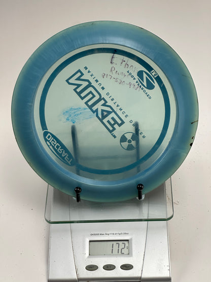 Discraft Z Nuke Distance Driver, Transparent Blue (Stock Stamp) | Used