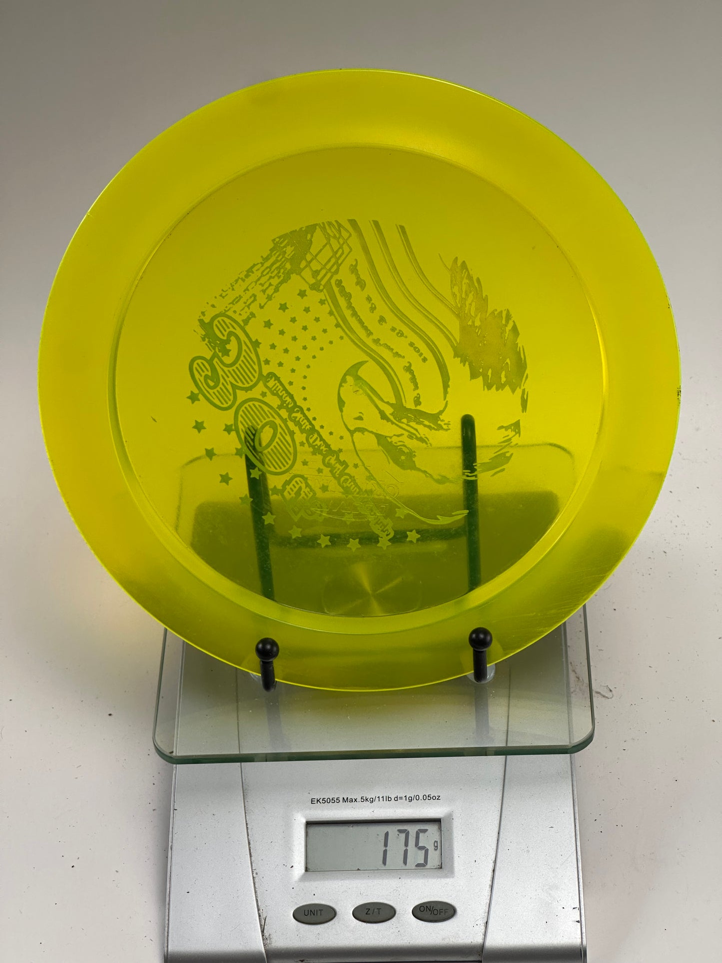 Discraft Z Nuke 175g - 30th Kansas City Wide Open Stamp (Clear Yellow)