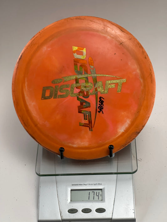 Discraft Z Nuke Distance Driver - Orange w/ Gold Bar Stamp (Used)