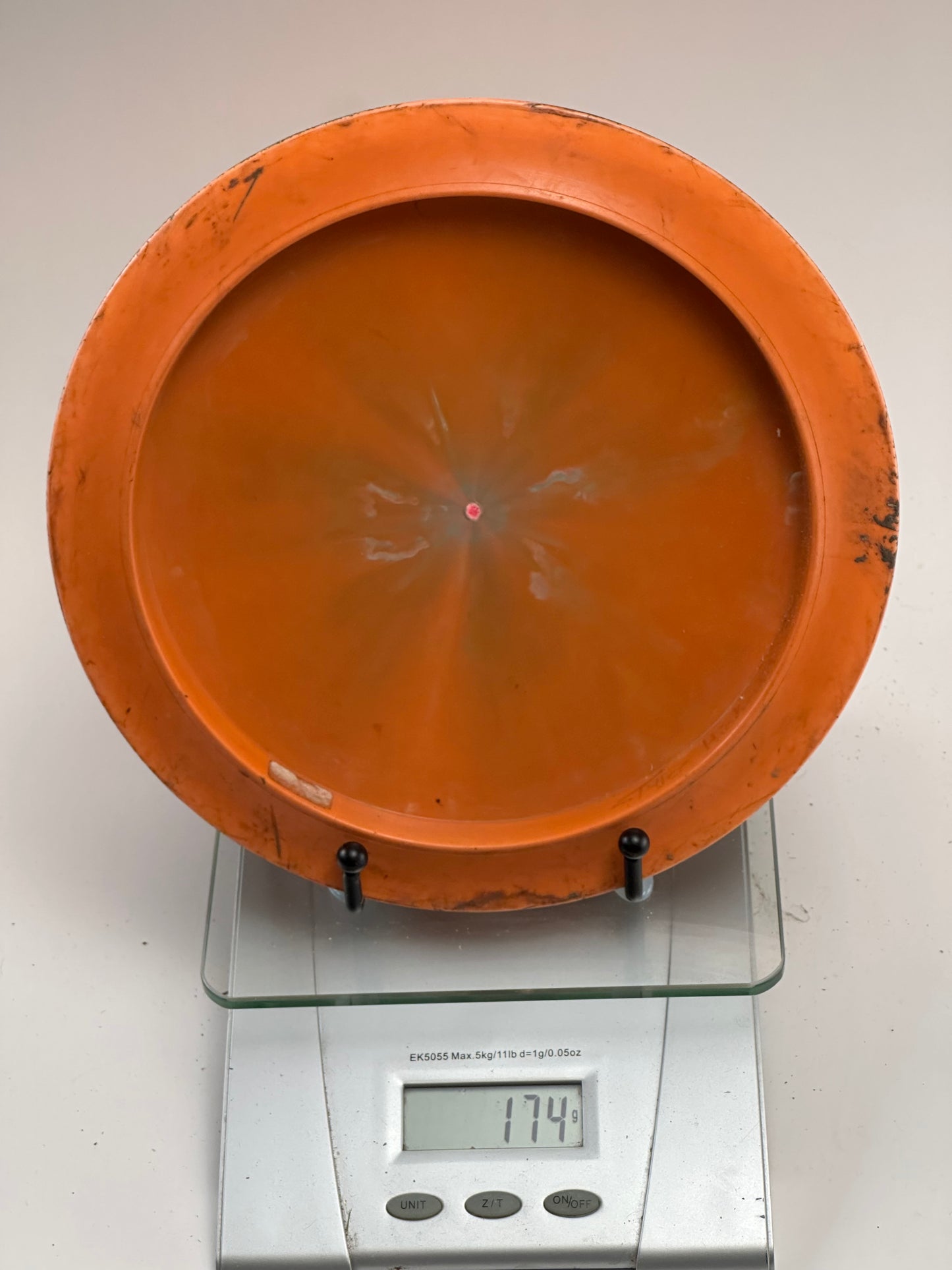 Discraft Z Nuke Distance Driver - Orange w/ Gold Bar Stamp (Used)