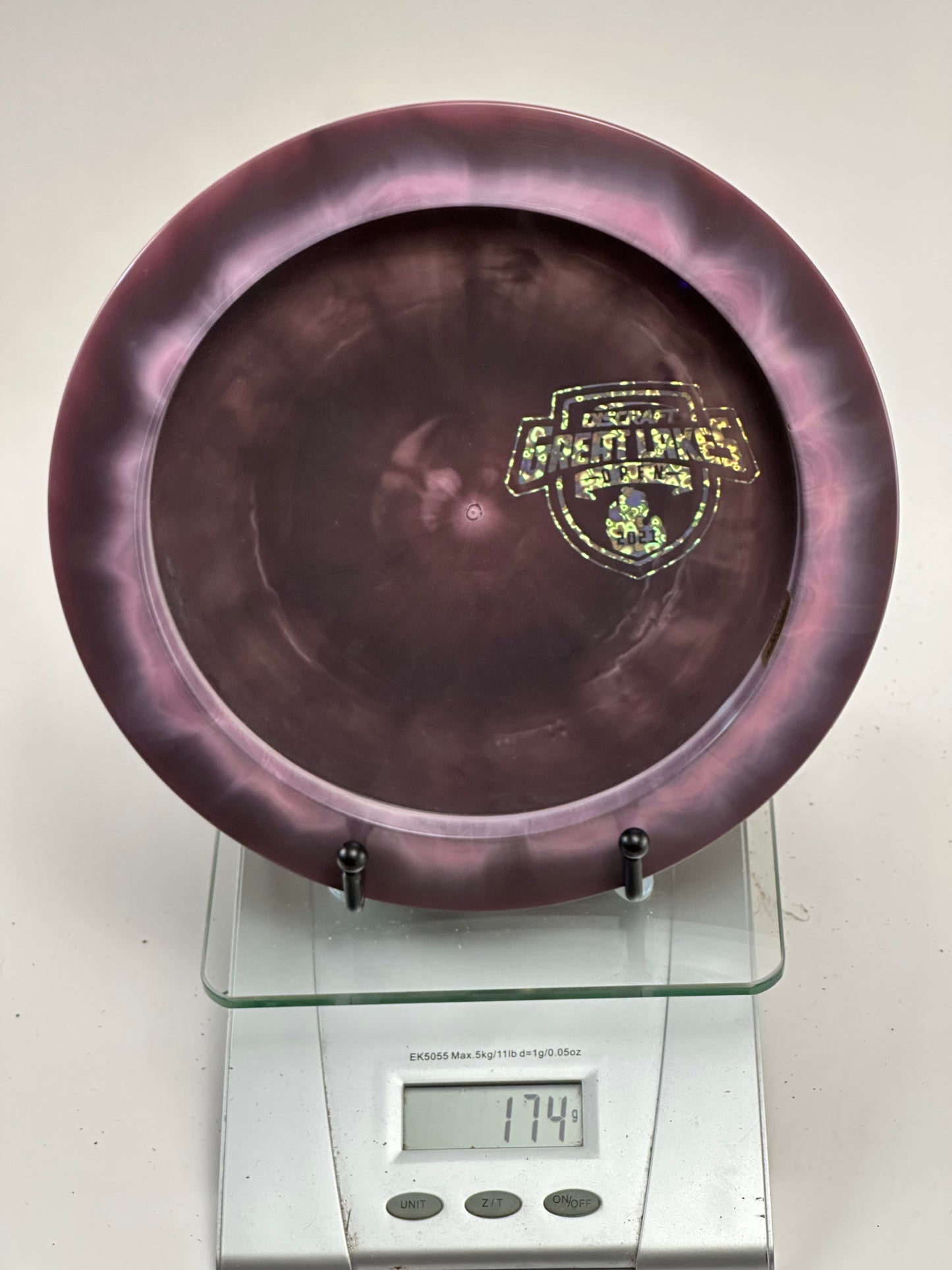 Discraft ESP Nuke – Swirly Purple – Great Lakes Open Gold Foil Stamp 174g
