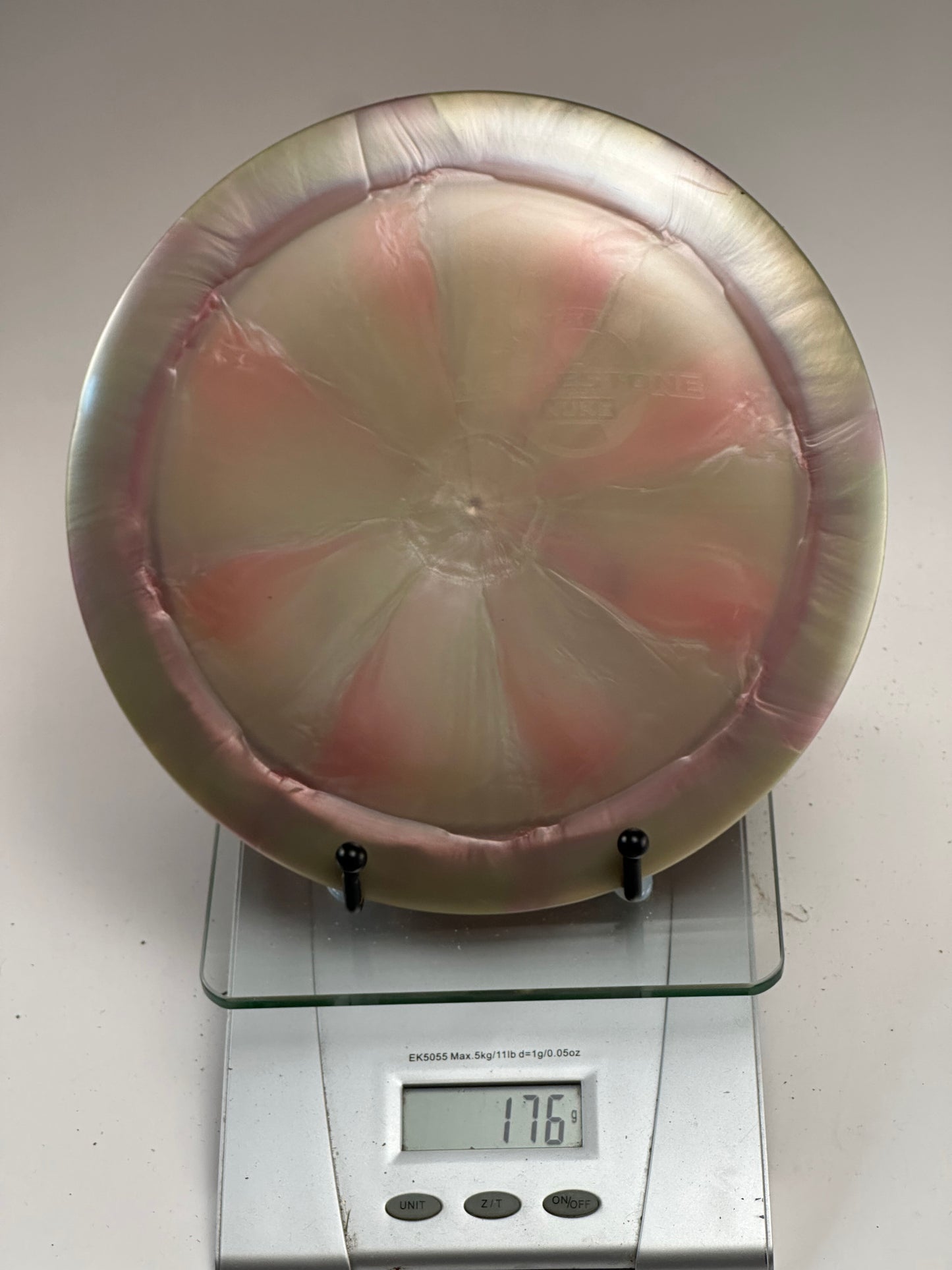 Discraft Nuke Z Swirl (Ledgestone) 176g Swirly Pink/Yellow