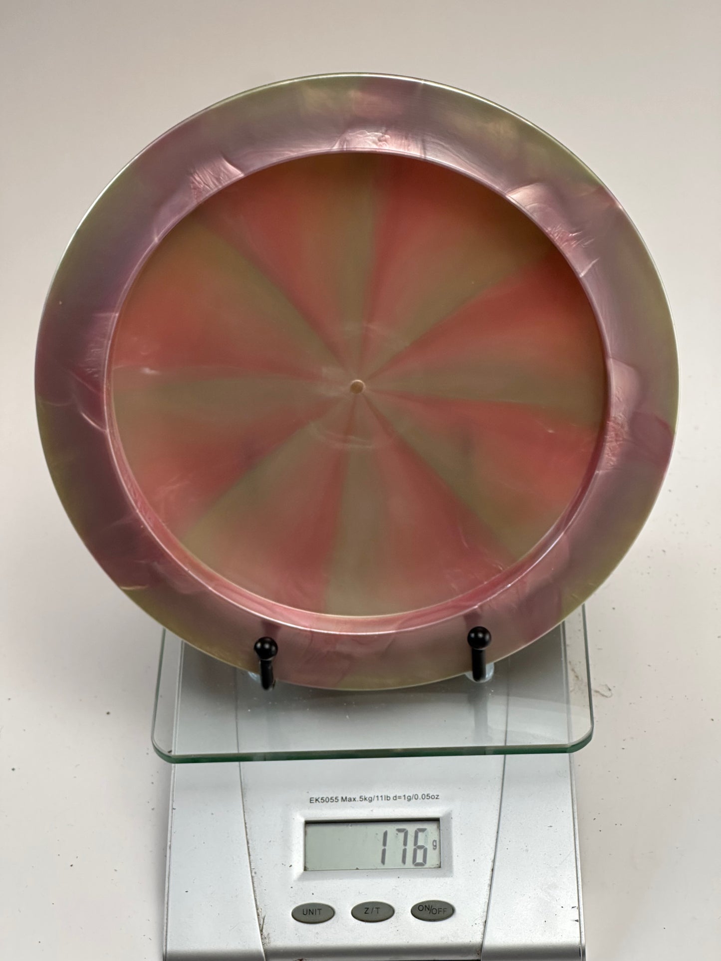 Discraft Nuke Z Swirl (Ledgestone) 176g Swirly Pink/Yellow