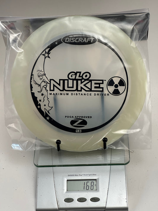 Discraft Z Glo Nuke (Glow) Distance Driver 168g - New in Bag