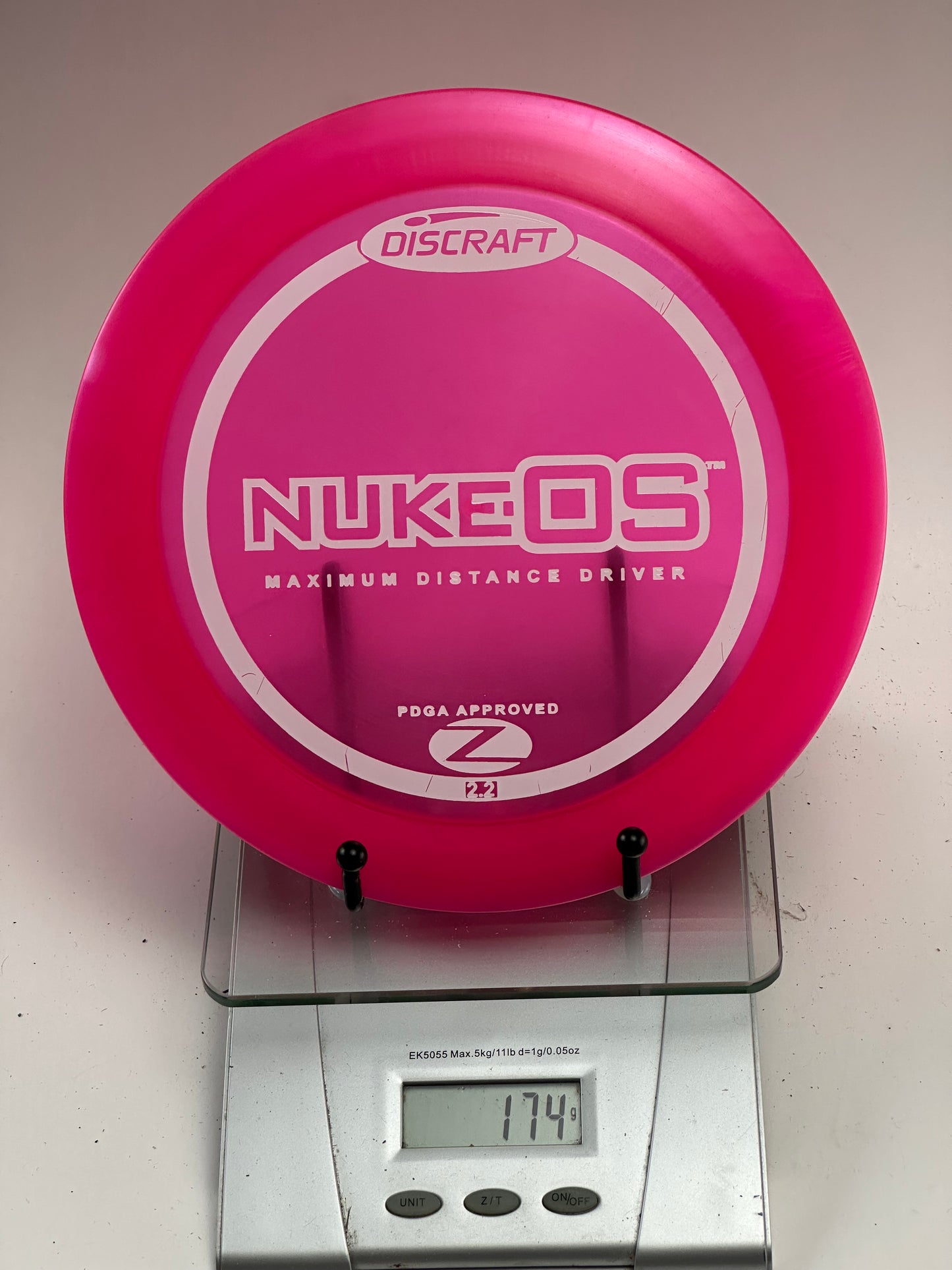 Discraft Z Line Nuke OS Distance Driver – Pink