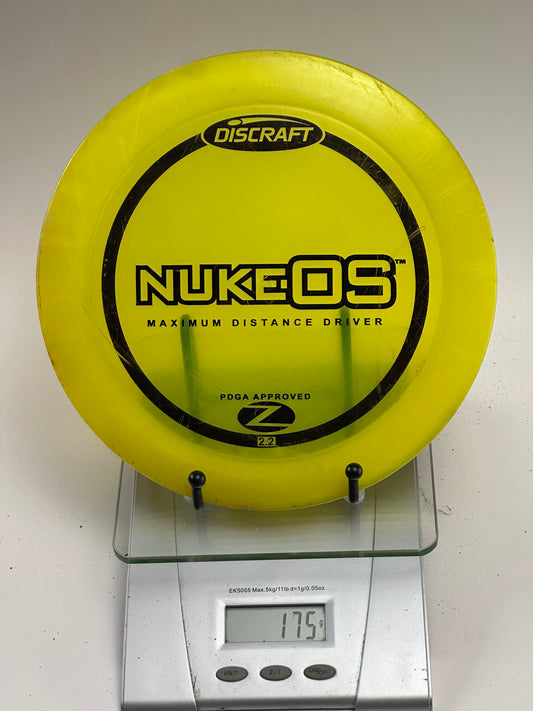 Discraft Nuke OS Z Line Distance Driver (Yellow)