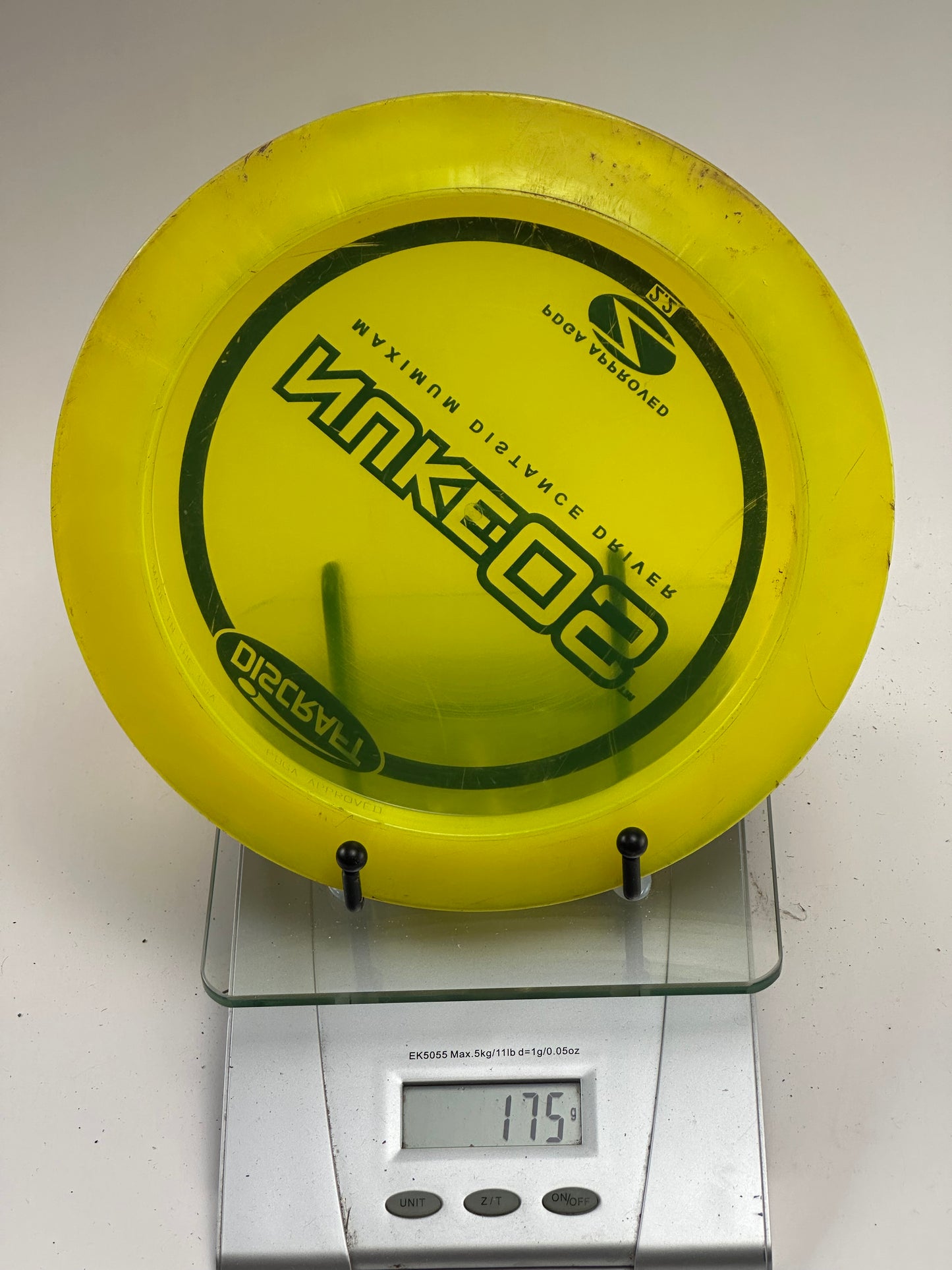 Discraft Nuke OS Z Line Distance Driver (Yellow)