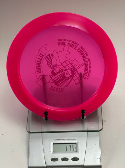 Discraft Z Nuke OS Pink w/ Illinois State Championship Stamp