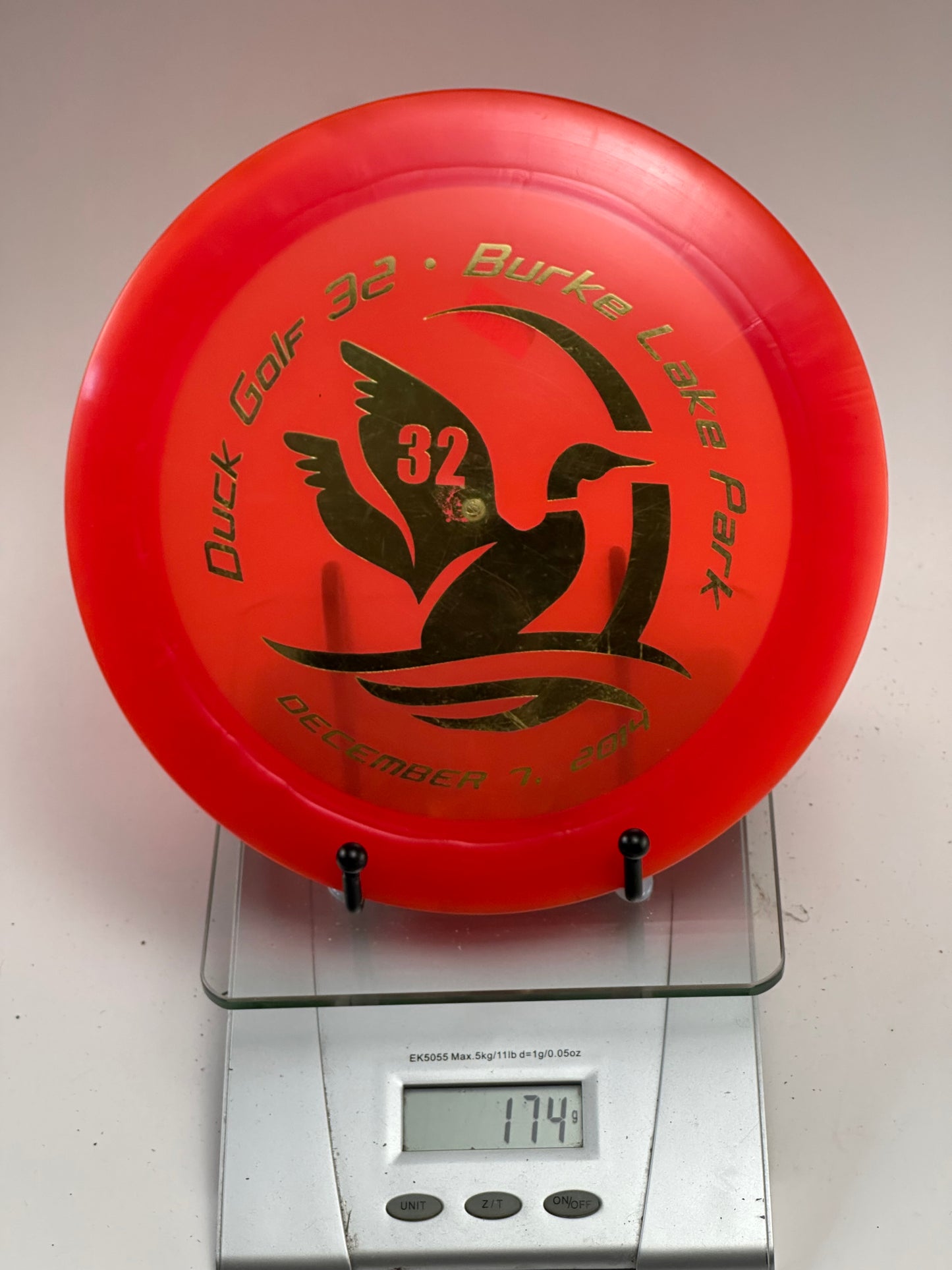 Discraft Z Nuke SS Transparent Red Tournament Stamp (174g)