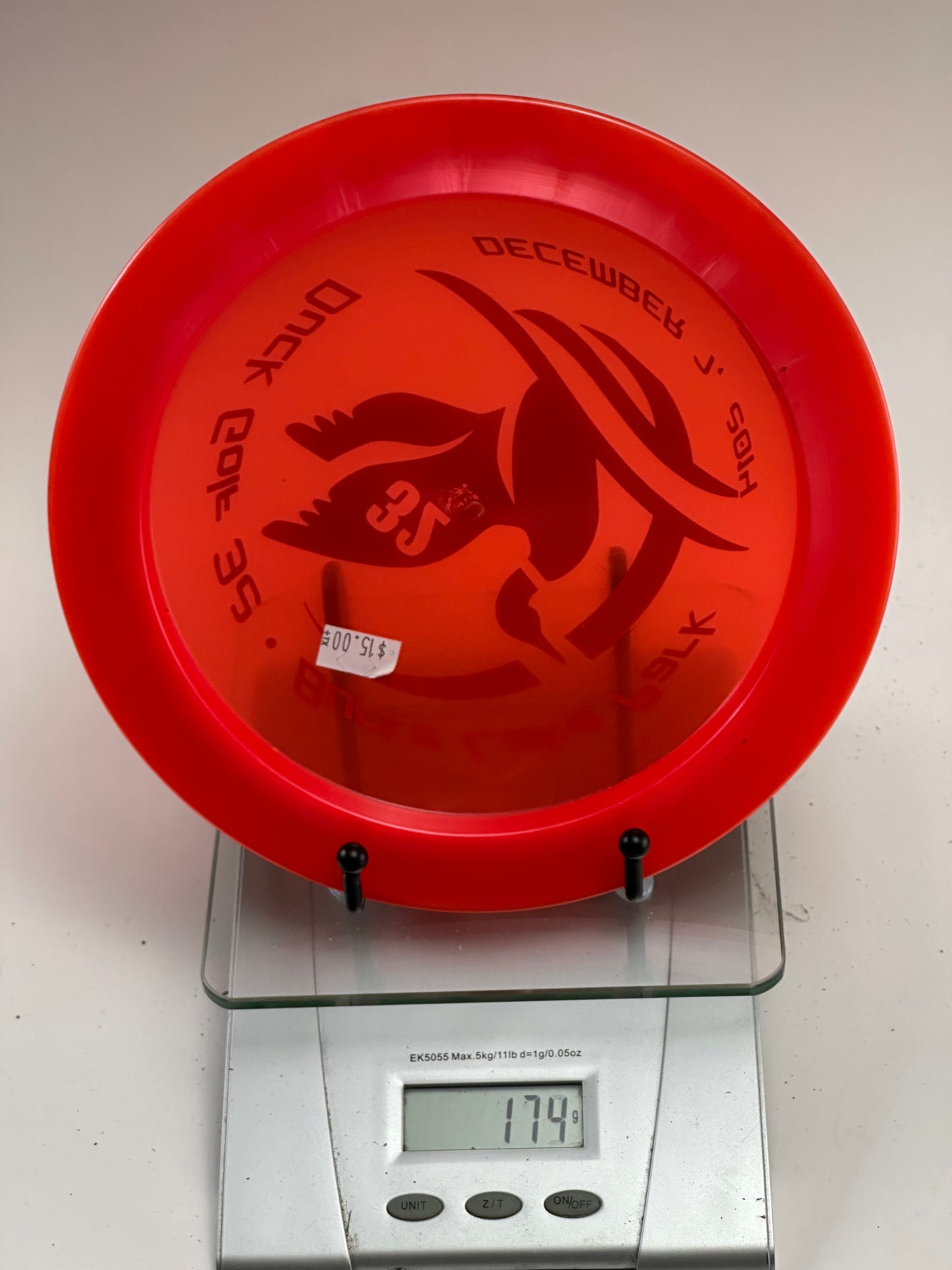 Discraft Z Nuke SS Transparent Red Tournament Stamp (174g)