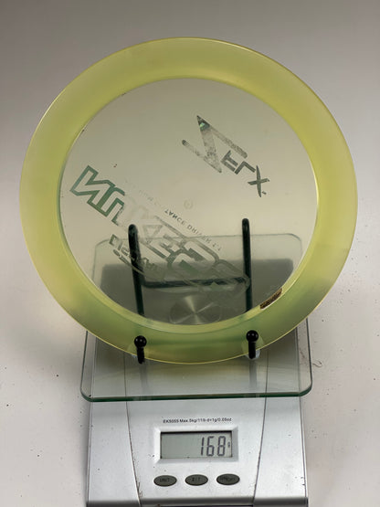Discraft Nuke SS Z FLX Distance Driver (Transparent Yellow, Holo Stamp)