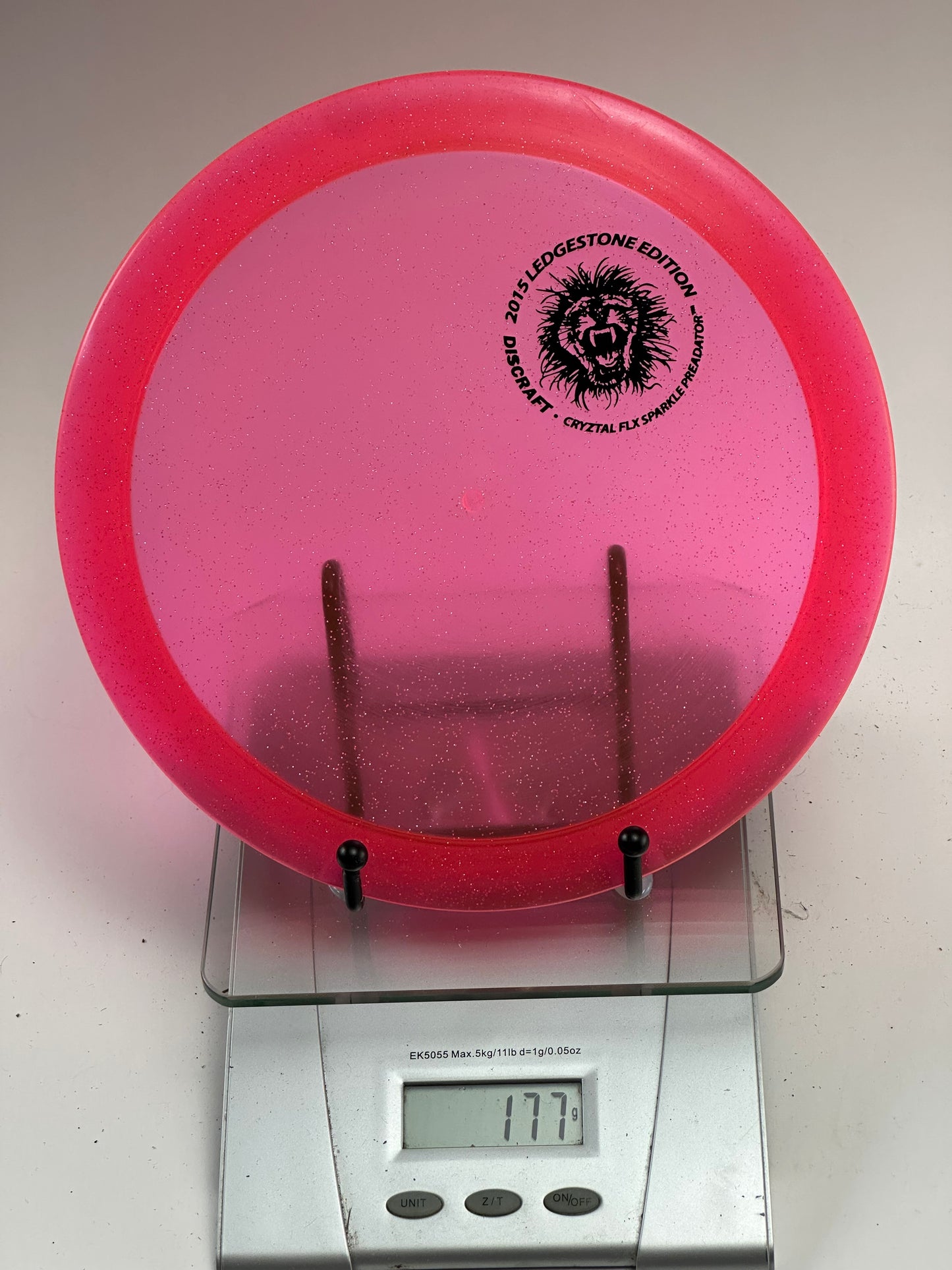 Discraft Predator Crystal FLX Sparkle (2015 Ledgestone) Pink