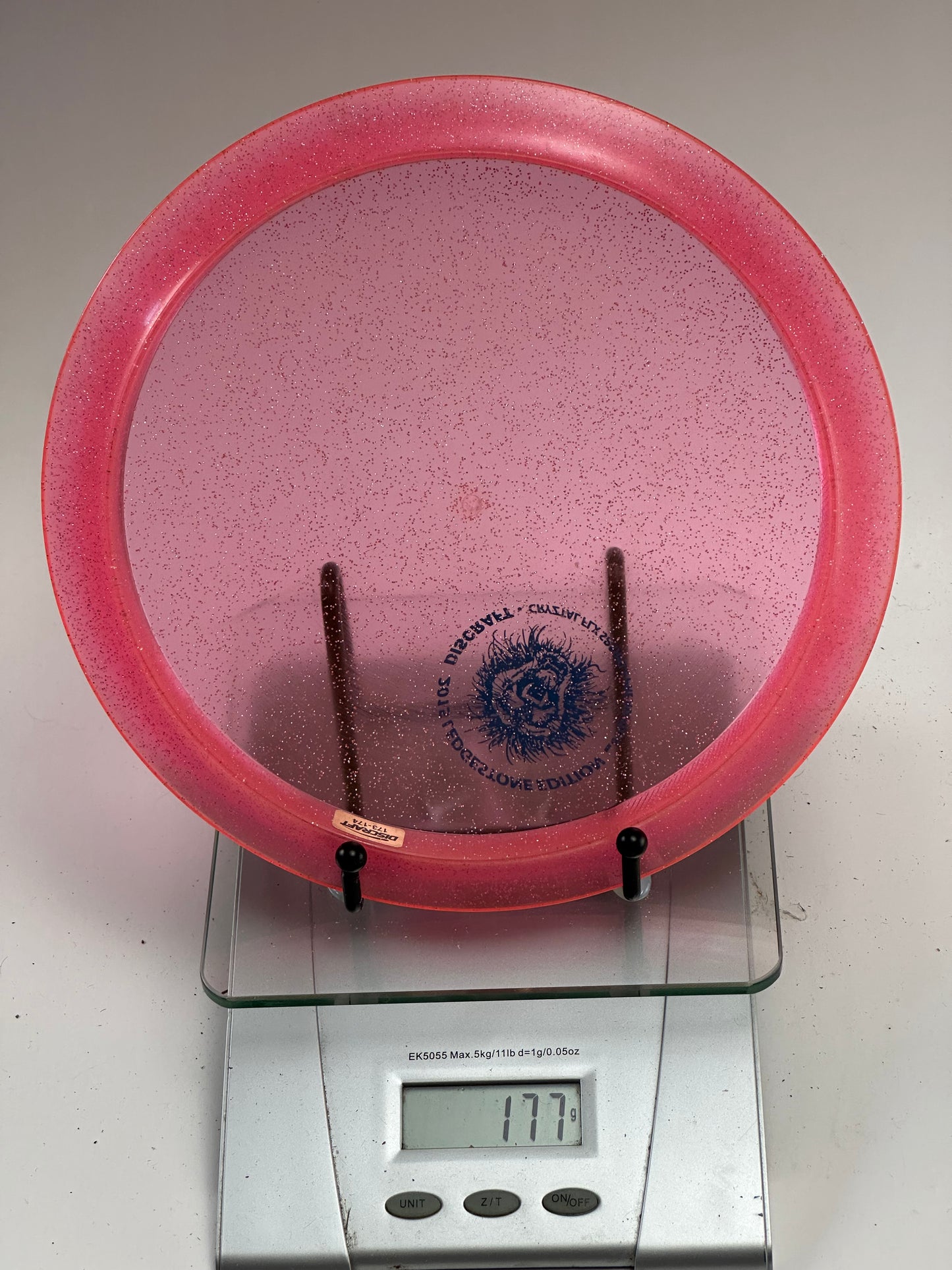 Discraft Predator Crystal FLX Sparkle (2015 Ledgestone) Pink Overstable Driver