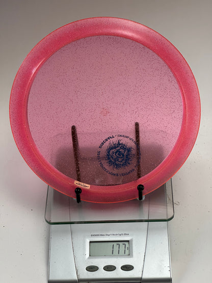 Discraft Predator Crystal FLX Sparkle (2015 Ledgestone) Pink Overstable Driver