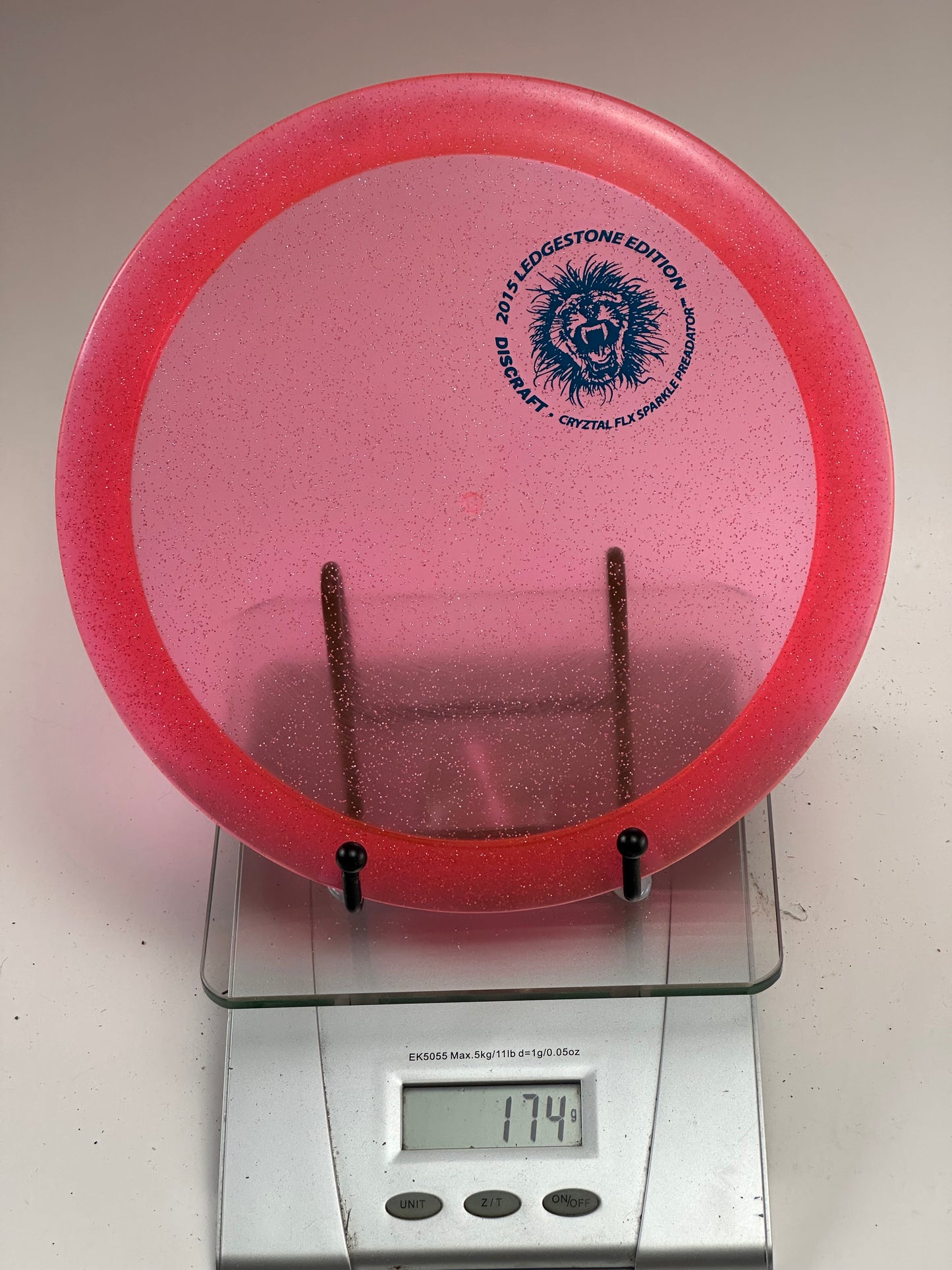 Discraft Predator Crystal FLX Sparkle (2015 Ledgestone) Pink