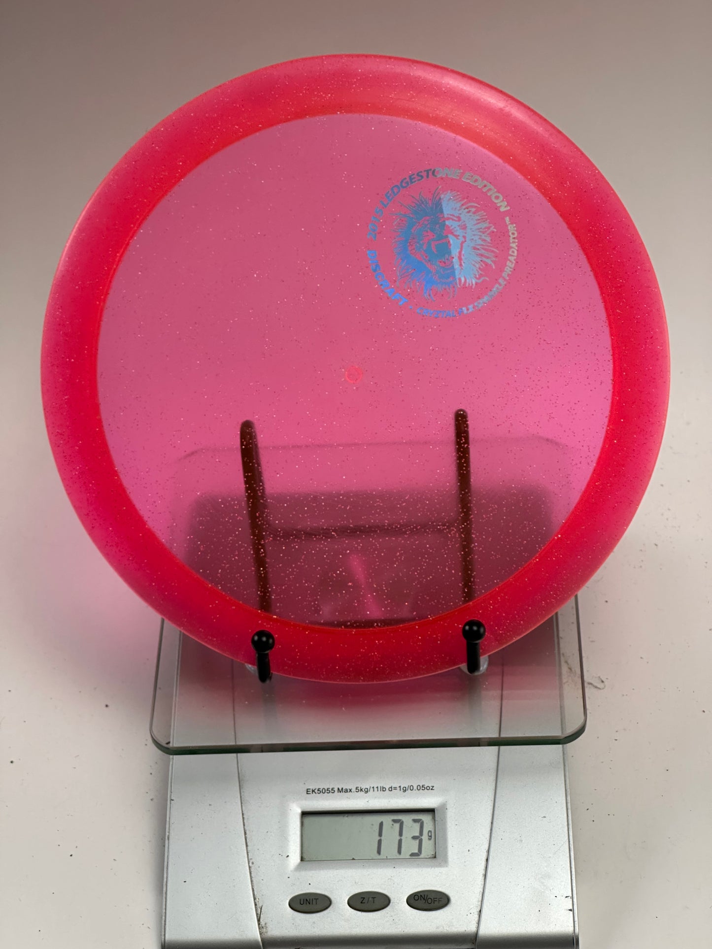 Discraft Predator Crystal FLX Sparkle (2015 Ledgestone) Pink 173g