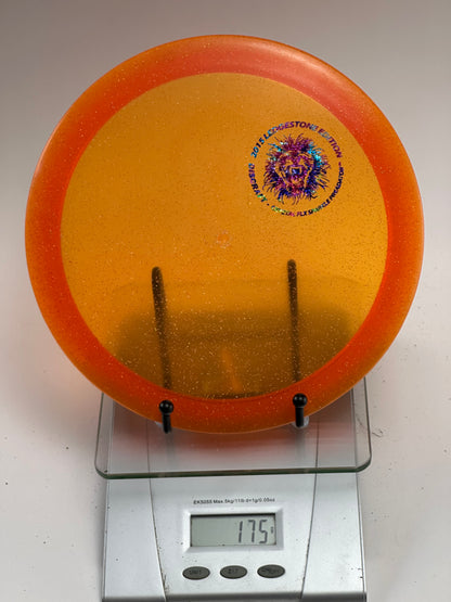 Discraft Predator Crystal FLX Sparkle (2015 Ledgestone) Transparent Orange 175g