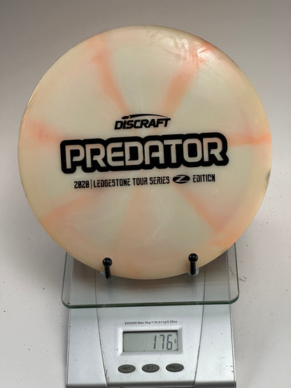 Discraft Z Predator (2020 Ledgestone Tour Series) Swirly White/Orange