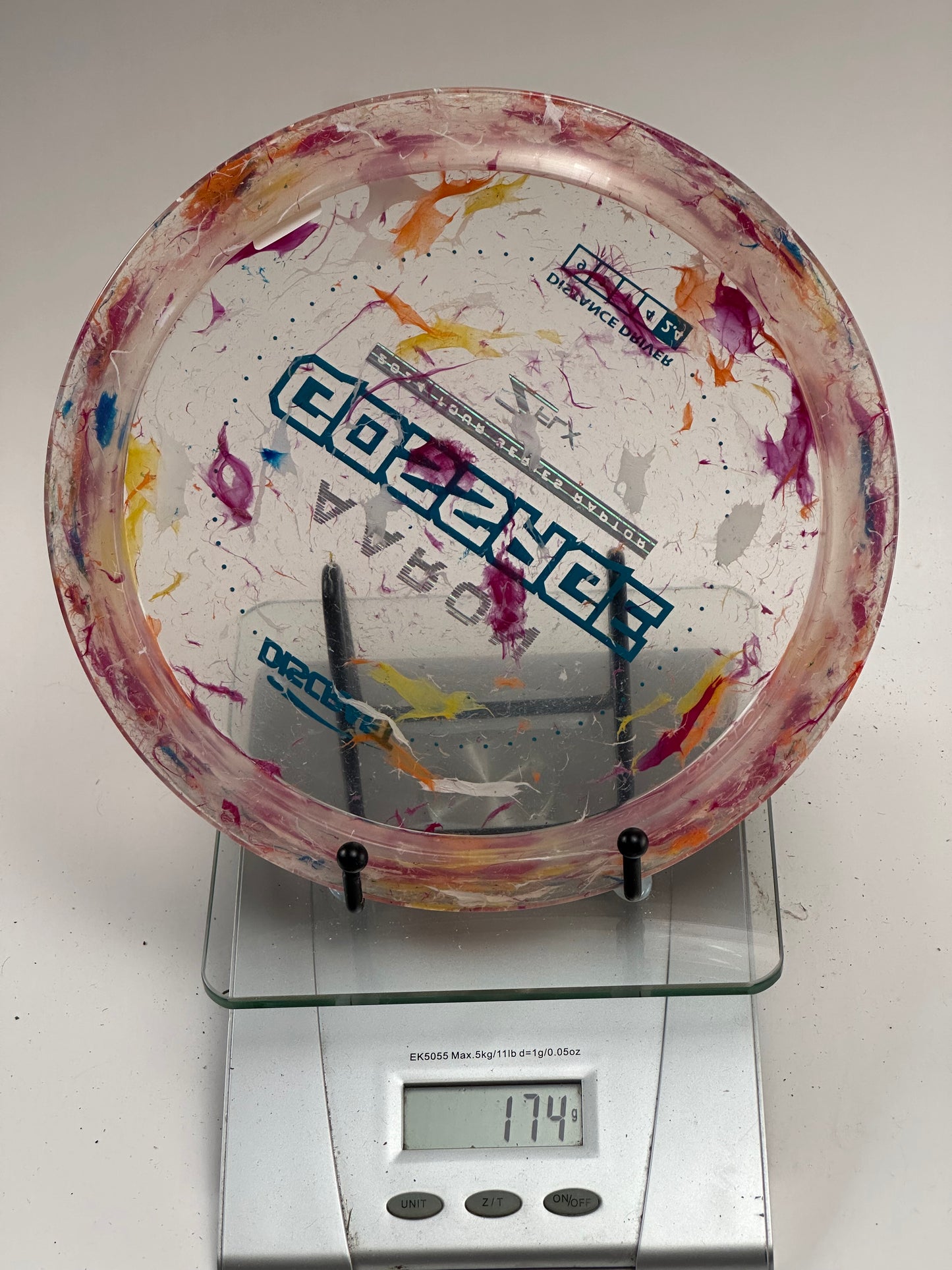 Discraft Z FLX Raptor 2024 Tour Series Aaron Gossage (Swirly Clear)