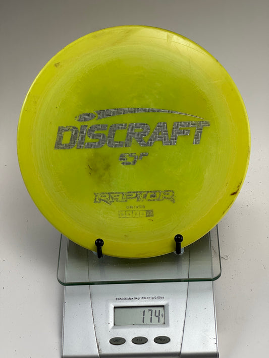 Discraft Raptor ESP Distance Driver - Yellow - DISCRAFT Bar Stamp