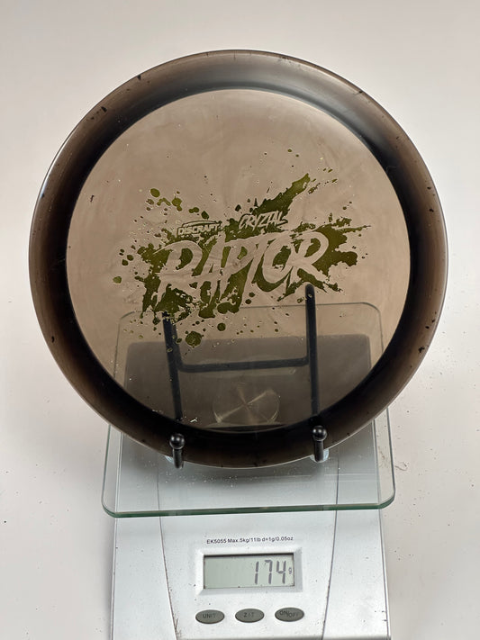 Discraft CryZtal Raptor Distance Driver - Smoke Clear w/ Black Rim