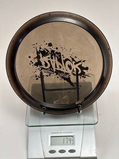 Discraft CryZtal Raptor Distance Driver - Smoke Clear w/ Black Rim