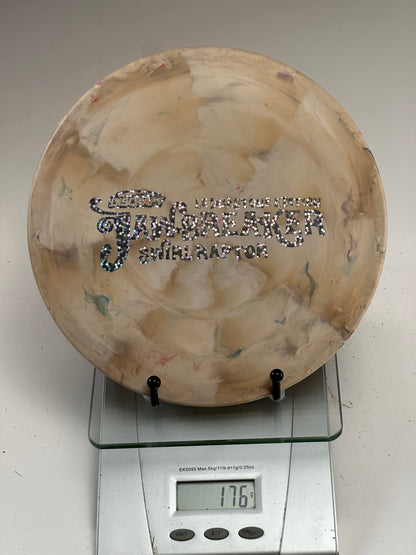 Discraft Ledgestone Jawbreaker Swirl Raptor (Sparkle Foil) - Beige Swirl