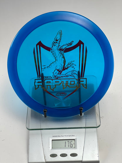 Discraft CryZtal Raptor – Transparent Blue Distance Driver