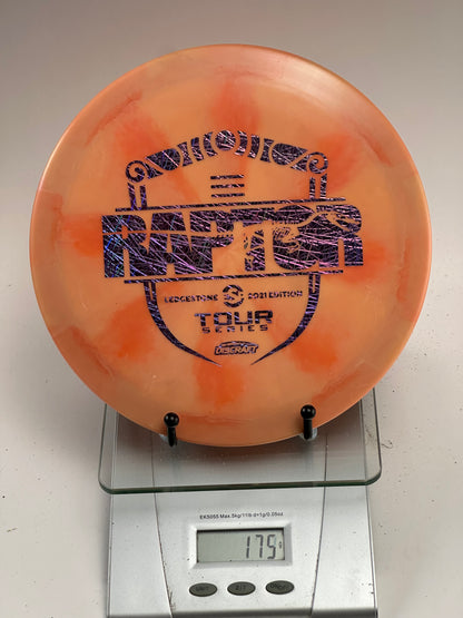 Discraft Raptor Swirl ESP (2021 Ledgestone Tour Series) – Swirly Orange
