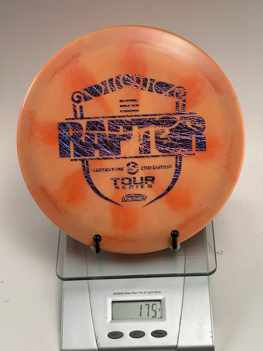 Discraft Raptor Swirl ESP (2021 Ledgestone Tour Series) – Swirly Orange