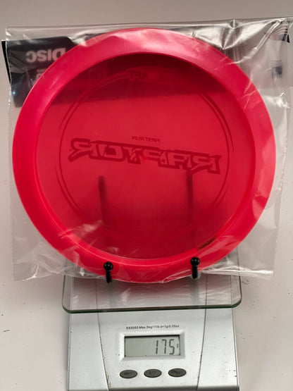 Discraft Z Raptor First Run Distance Driver – Transparent Red