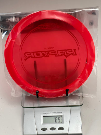 Discraft Z Raptor First Run Distance Driver (Transparent Red)