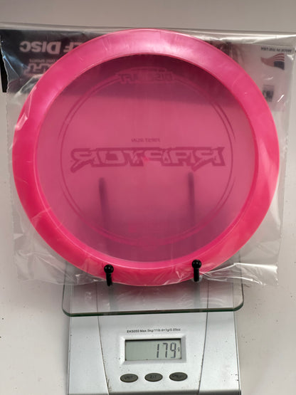 Discraft First Run Raptor Z Distance Driver - Transparent Pink