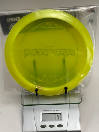 Discraft Z Raptor First Run Distance Driver - Transparent Yellow