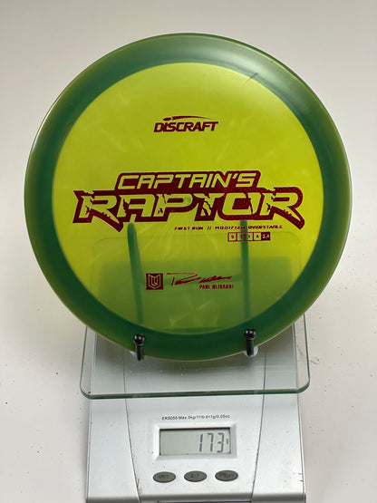 Discraft Captain’s Raptor First Run Elite Z (Paul Ulibarri)