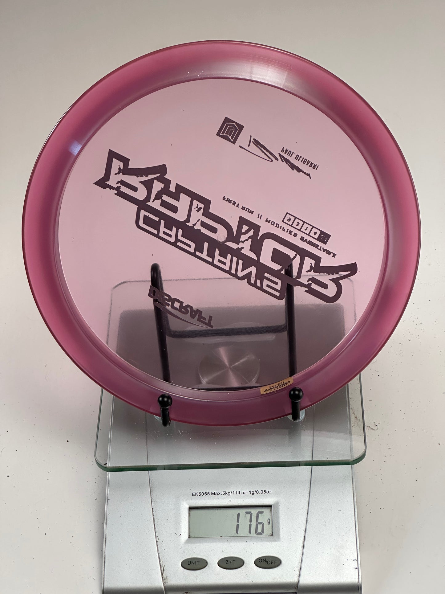 Discraft Captain’s Raptor First Run Elite Z (Paul Ulibarri) Fairway Driver