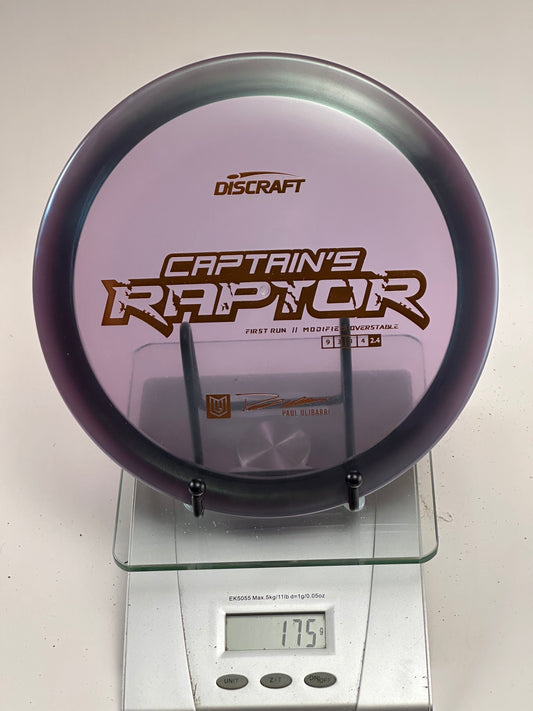Discraft Captain’s Raptor First Run Elite Z (Paul Ulibarri)
