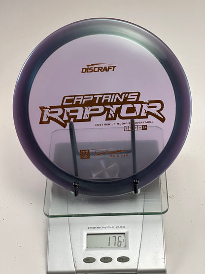 Discraft Captain's Raptor Elite Z First Run (Paul Ulibarri Stamp)
