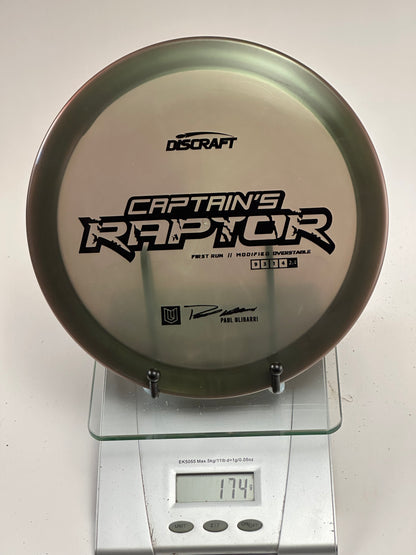 Discraft Captain’s Raptor Elite Z First Run (Paul Ulibarri)