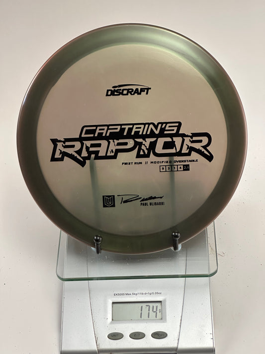 Discraft Captain’s Raptor Elite Z First Run (Paul Ulibarri)