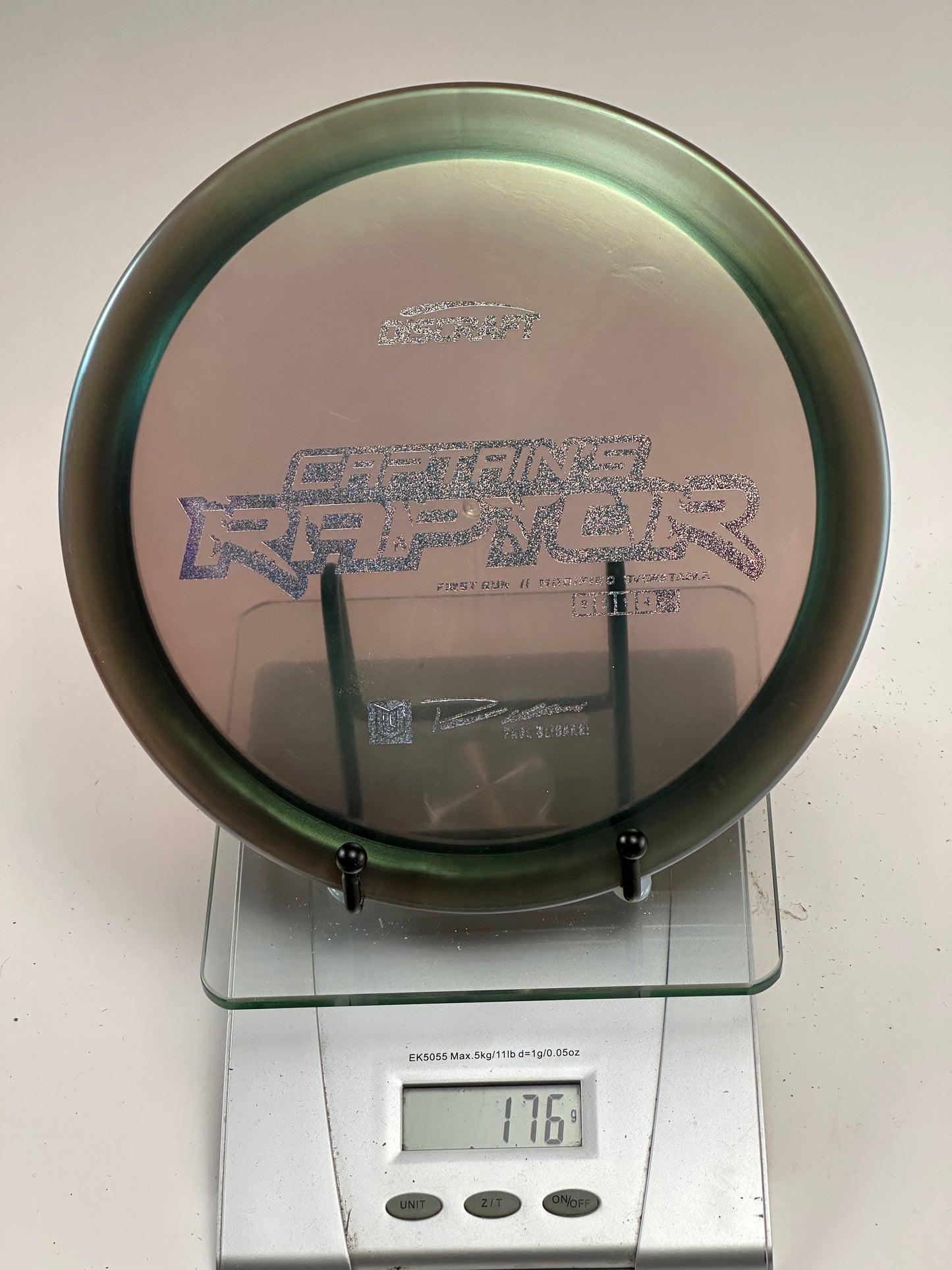 Discraft Z Raptor (Captain's Raptor) First Run Paul Ulibarri