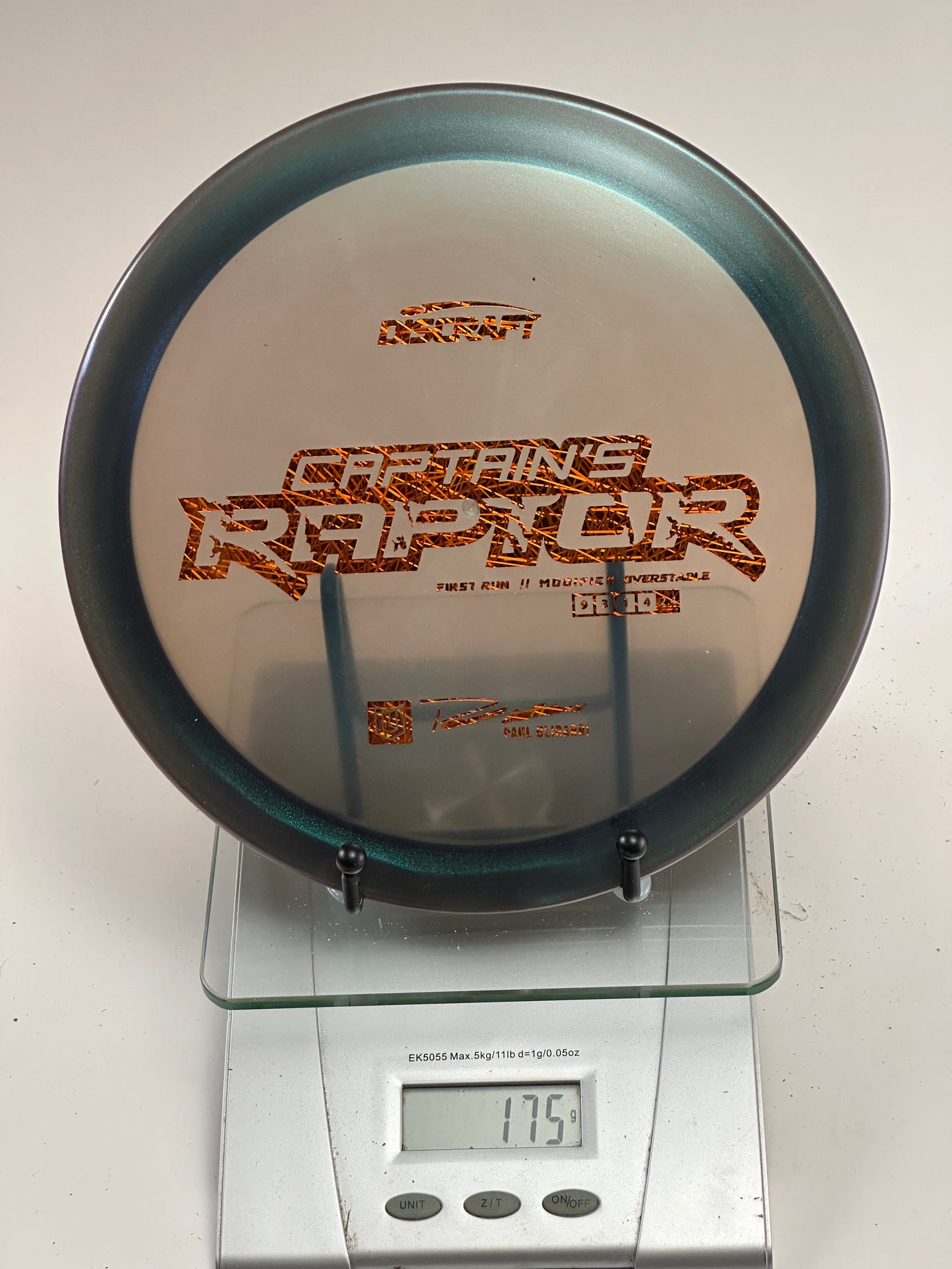 Discraft Captain's Raptor First Run Elite Z (Paul Ulibarri)