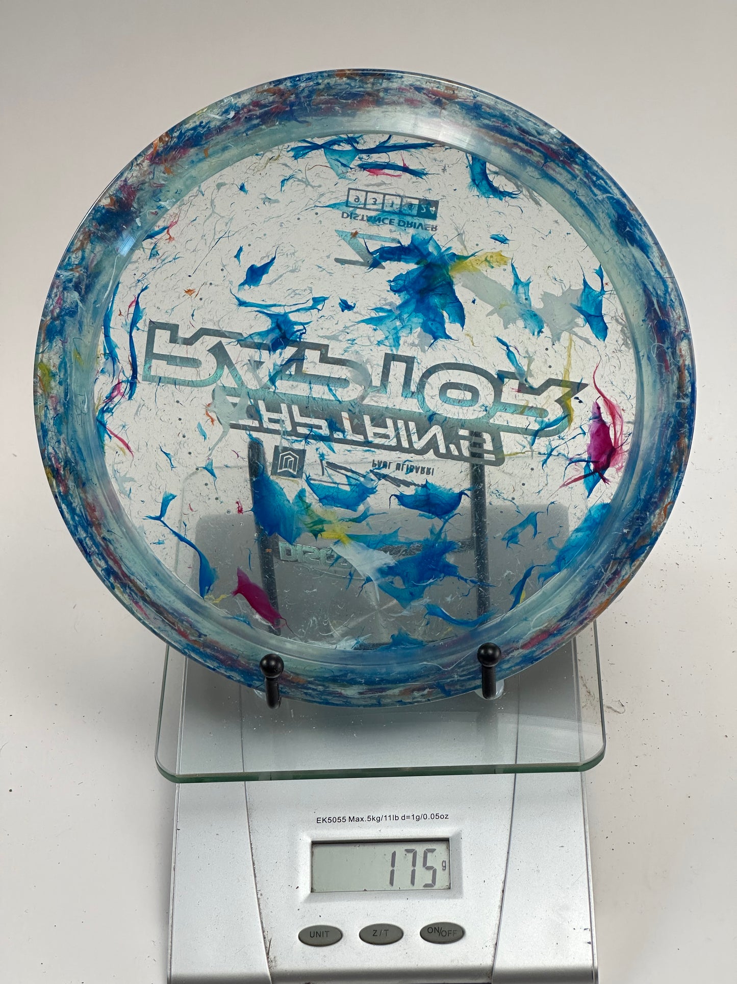 Discraft Captain's Raptor Z FLX (Paul Ulibarri) – Swirly Clear/Blue