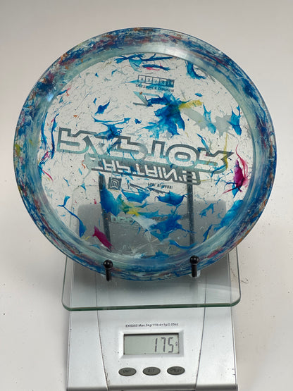 Discraft Captain's Raptor Z FLX (Paul Ulibarri) – Swirly Clear/Blue