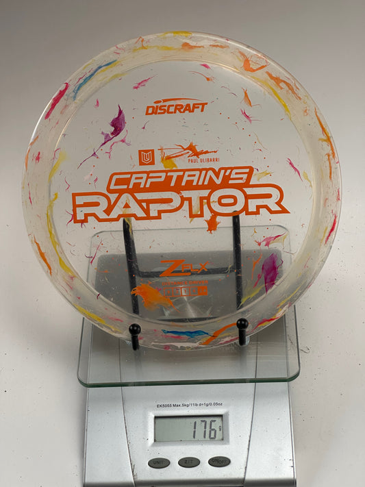 Discraft Captain’s Raptor Z FLX (Paul Ulibarri) Overstable Driver