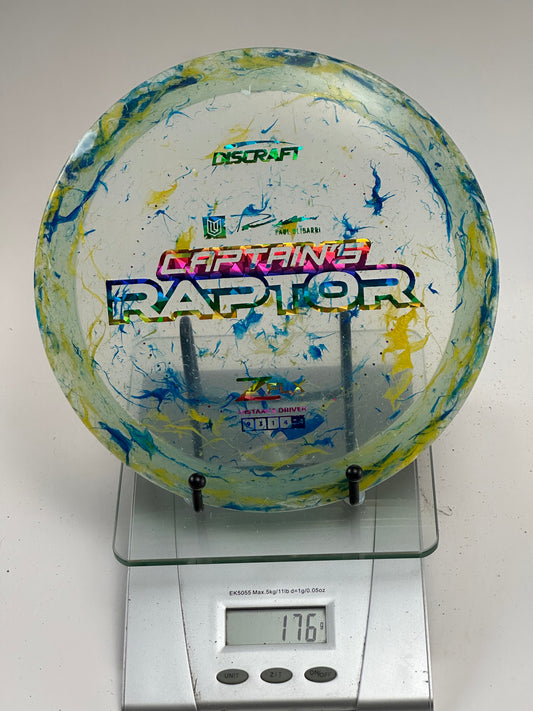 Discraft Captain's Raptor Z FLX Swirly Paul Ulibarri Distance Driver