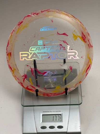 Discraft Captain's Raptor Z FLX (Paul Ulibarri) Overstable Distance Driver