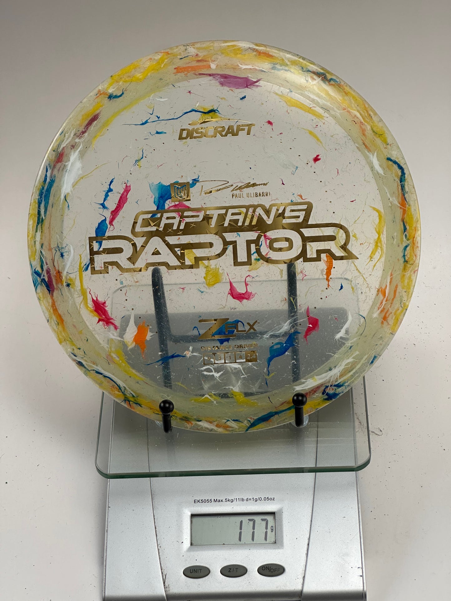 Discraft Captain's Raptor Z FLX Swirly (Paul Ulibarri) - 177g